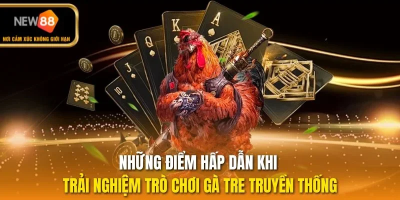 Những điểm hấp dẫn khi trải nghiệm trò chơi gà tre truyền thống